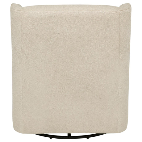 Swivel base of Serra boucle recliner chair