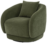 Swivel base detail of Arnaud accent chair