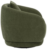 Armrest and cushion detail on Arnaud chair