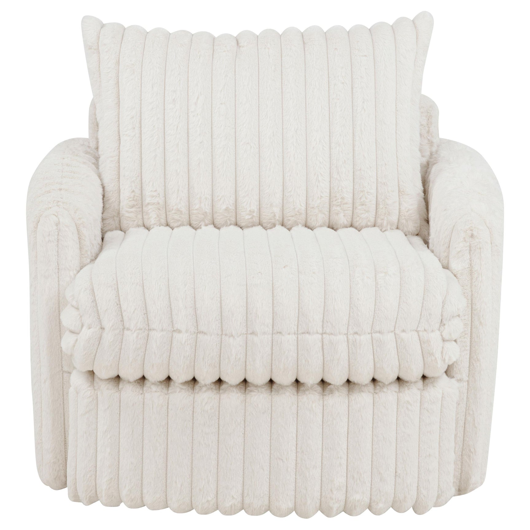 Sarco chair showing channel tufted back