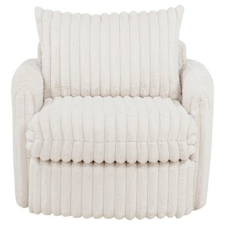 Sarco chair showing channel tufted back
