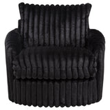 Close-up of channel tufting on Sarco arm chair back