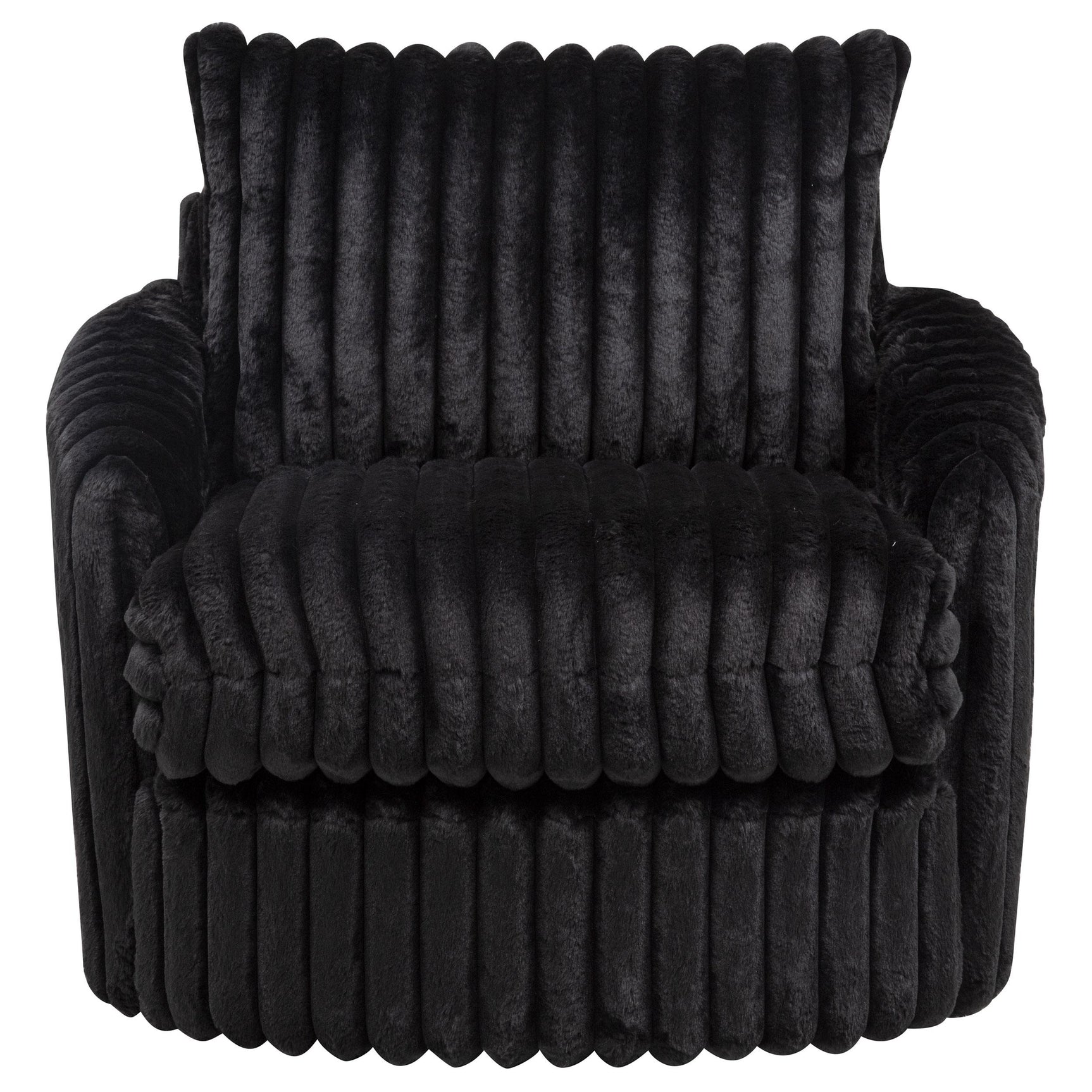 Close-up of channel tufting on Sarco arm chair back