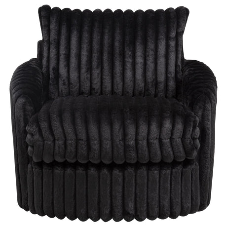 Close-up of channel tufting on Sarco arm chair back
