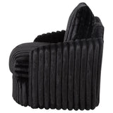 Wide seat and arm design of Sarco accent chair