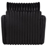Seat cushion and upholstery detail on Sarco arm chair