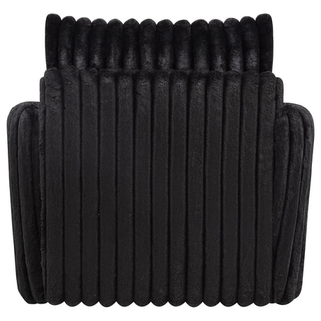 Seat cushion and upholstery detail on Sarco arm chair