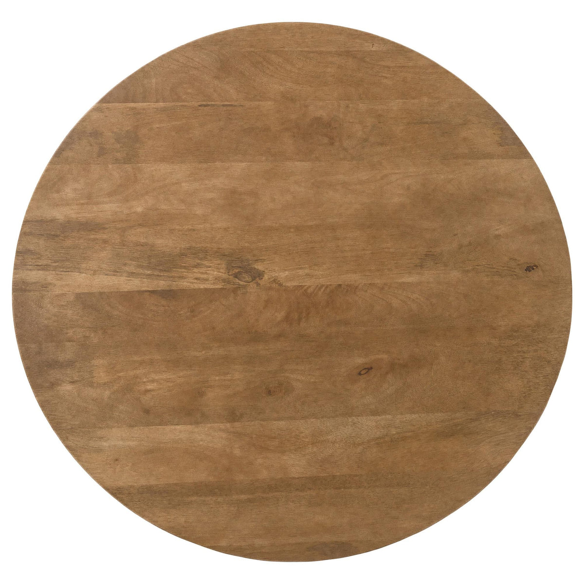 Coffey Round Mango Wood Coffee Table Light Brown — product image 3