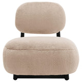 Duffie Accent Chair oval open-back detail