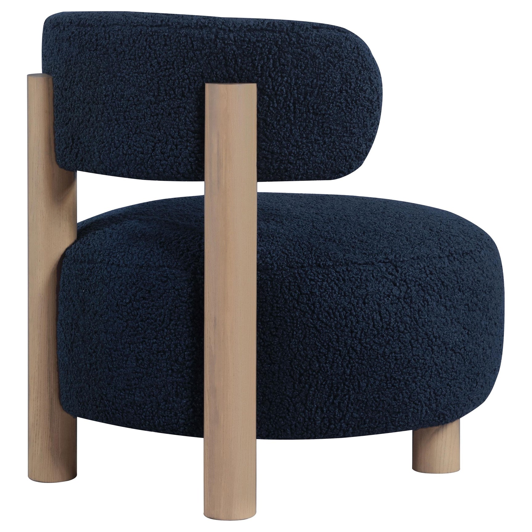 Zonie chair showing barrel back design