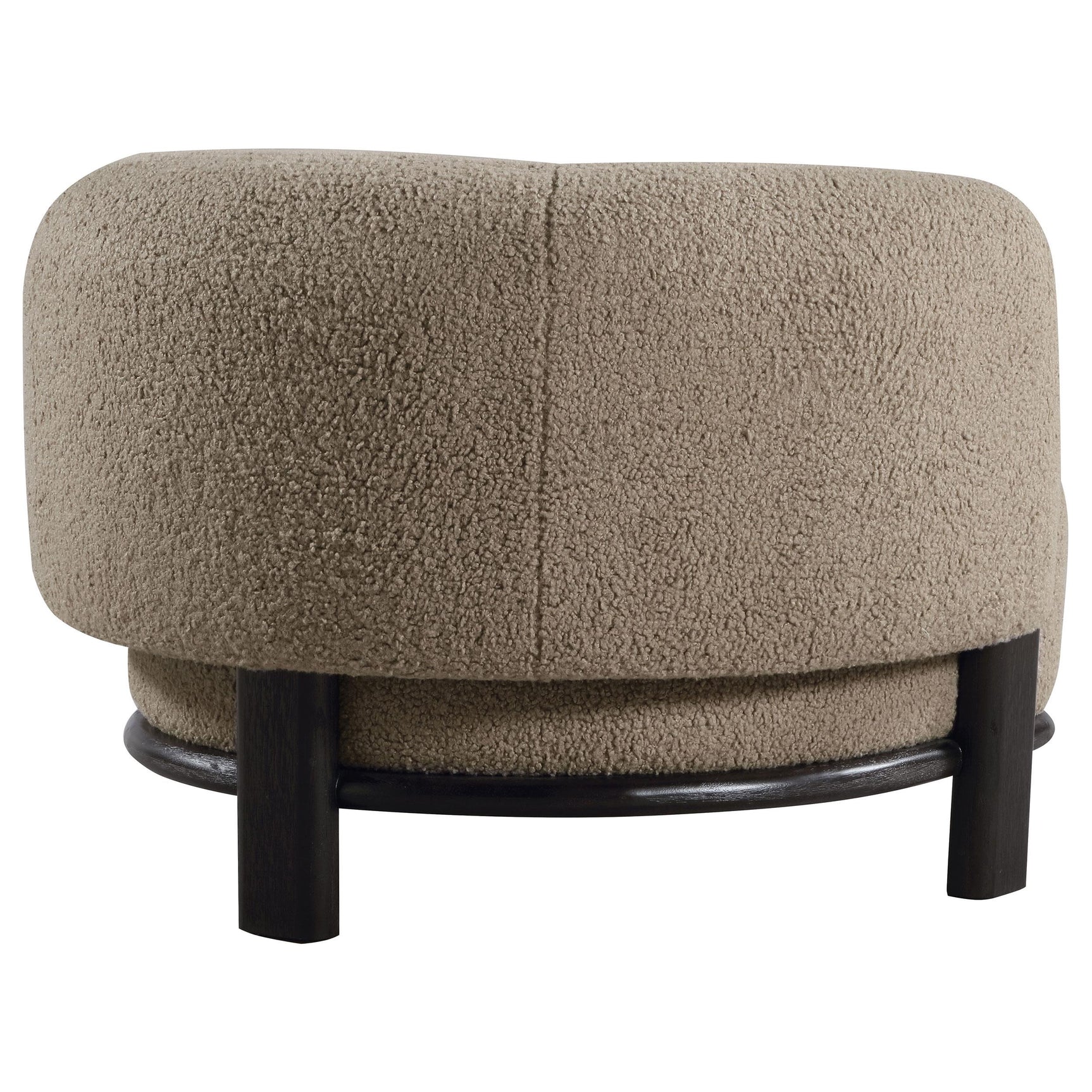 Barrel back design silhouette