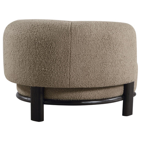 Barrel back design silhouette