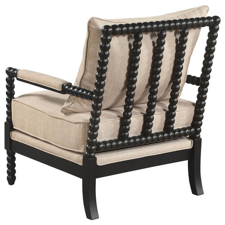 View of removable seat cushion on Blanchett chair