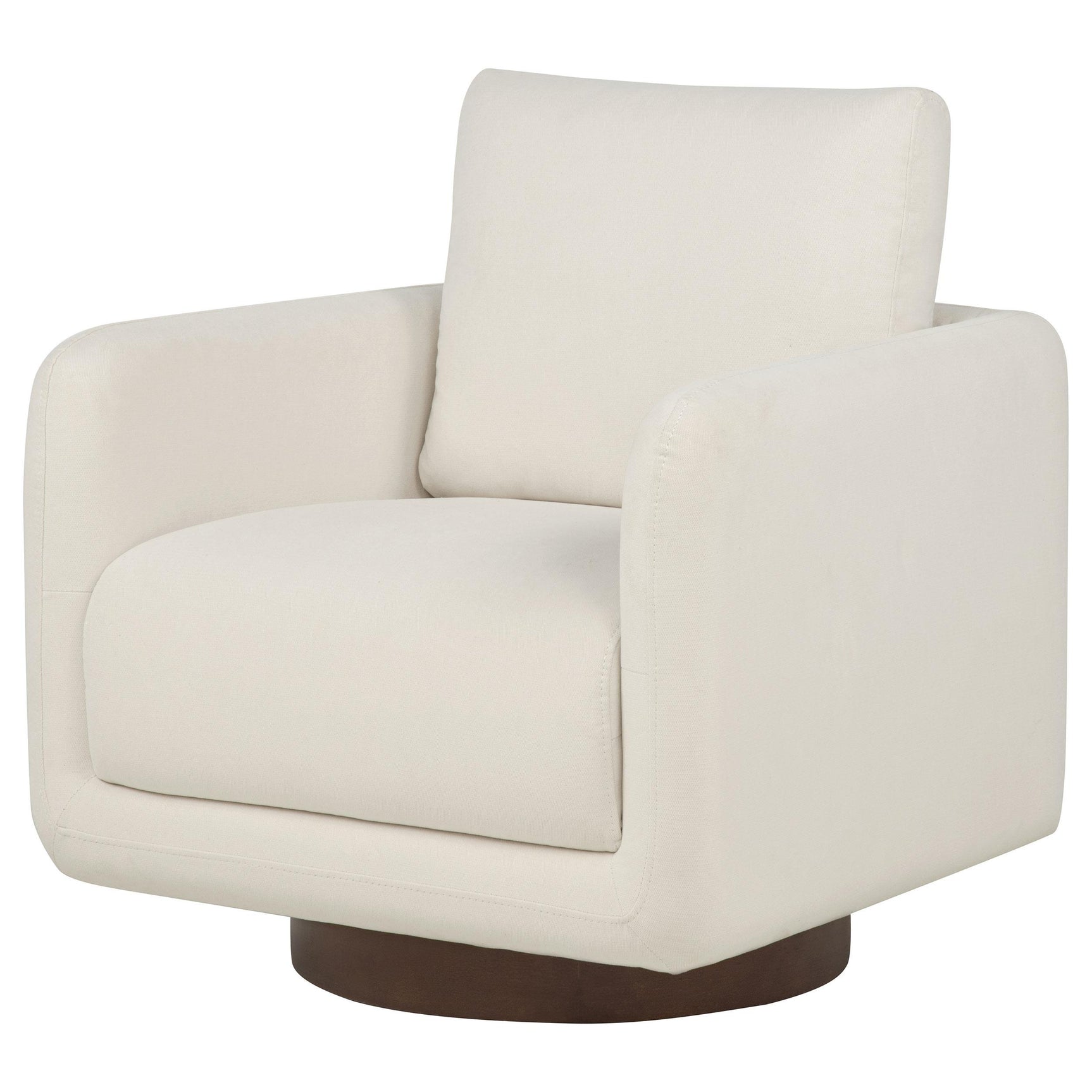 Close-up of ivory fabric texture on chair