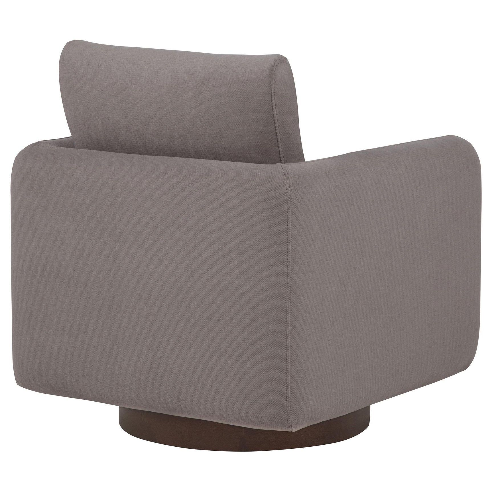 Stitching detail on stone fabric upholstery