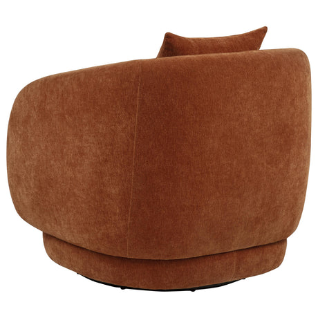 Arnaud accent chair cushioned seat and rounded arms