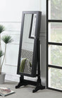 Tutuola Jewelry Cheval Mirror Black - Ella Furniture