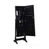 Tutuola Jewelry Cheval Mirror Black - Ella Furniture