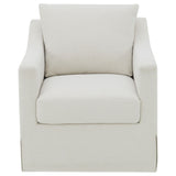 Sloped arm profile of Winter Accent Chair