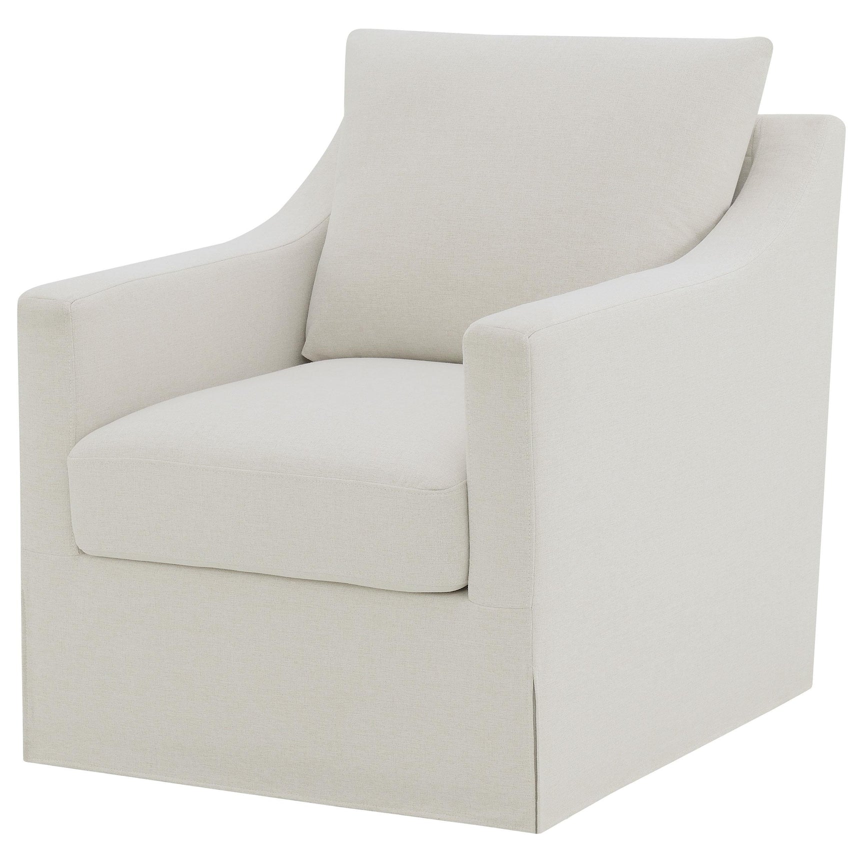 Close-up of removable seat cushion and upholstery