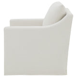 Side view showing chair dimensions