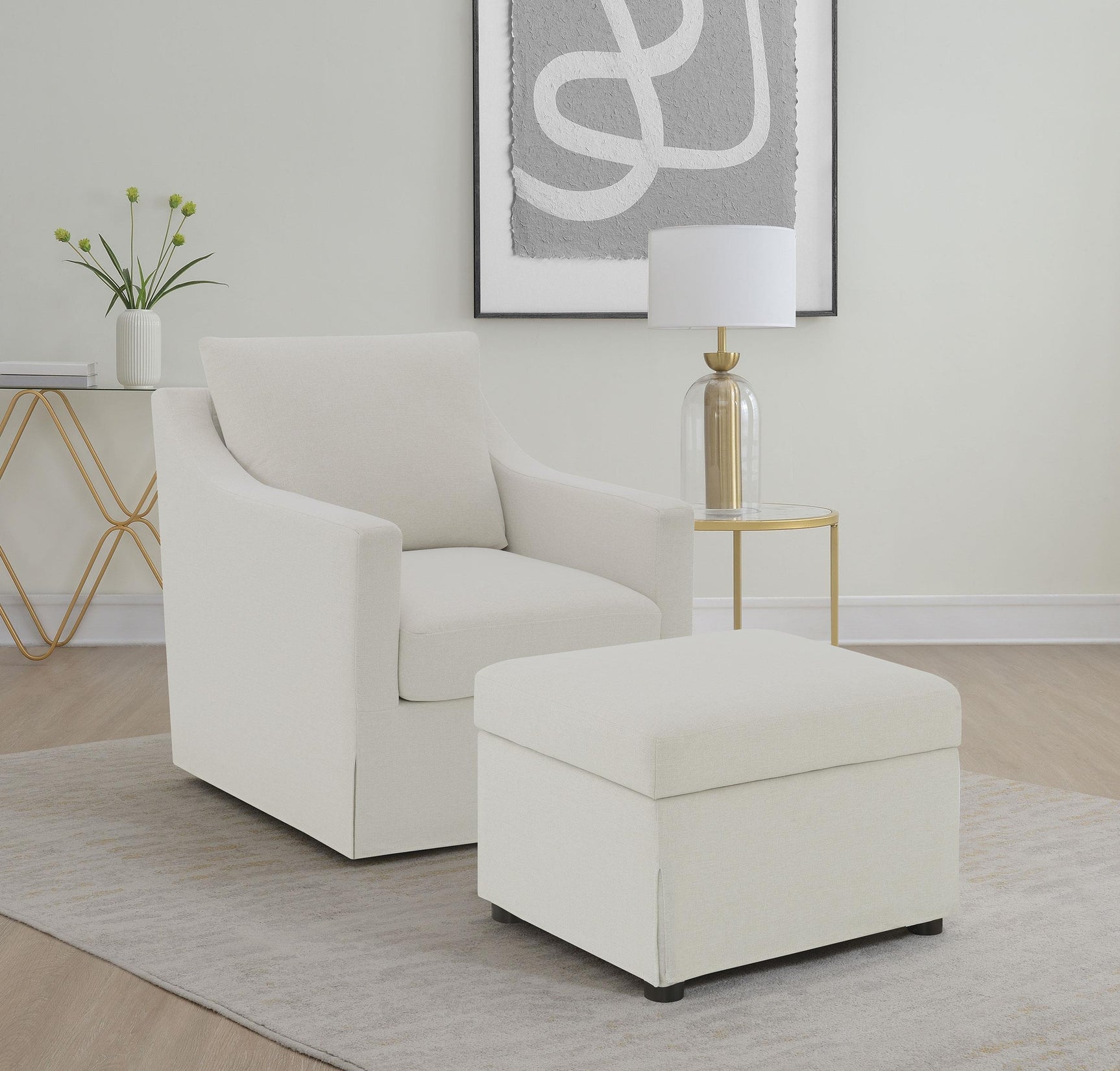 Chair in living room setting