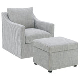 Winter ottoman lifestyle setting