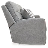 Biscoe loveseat side view