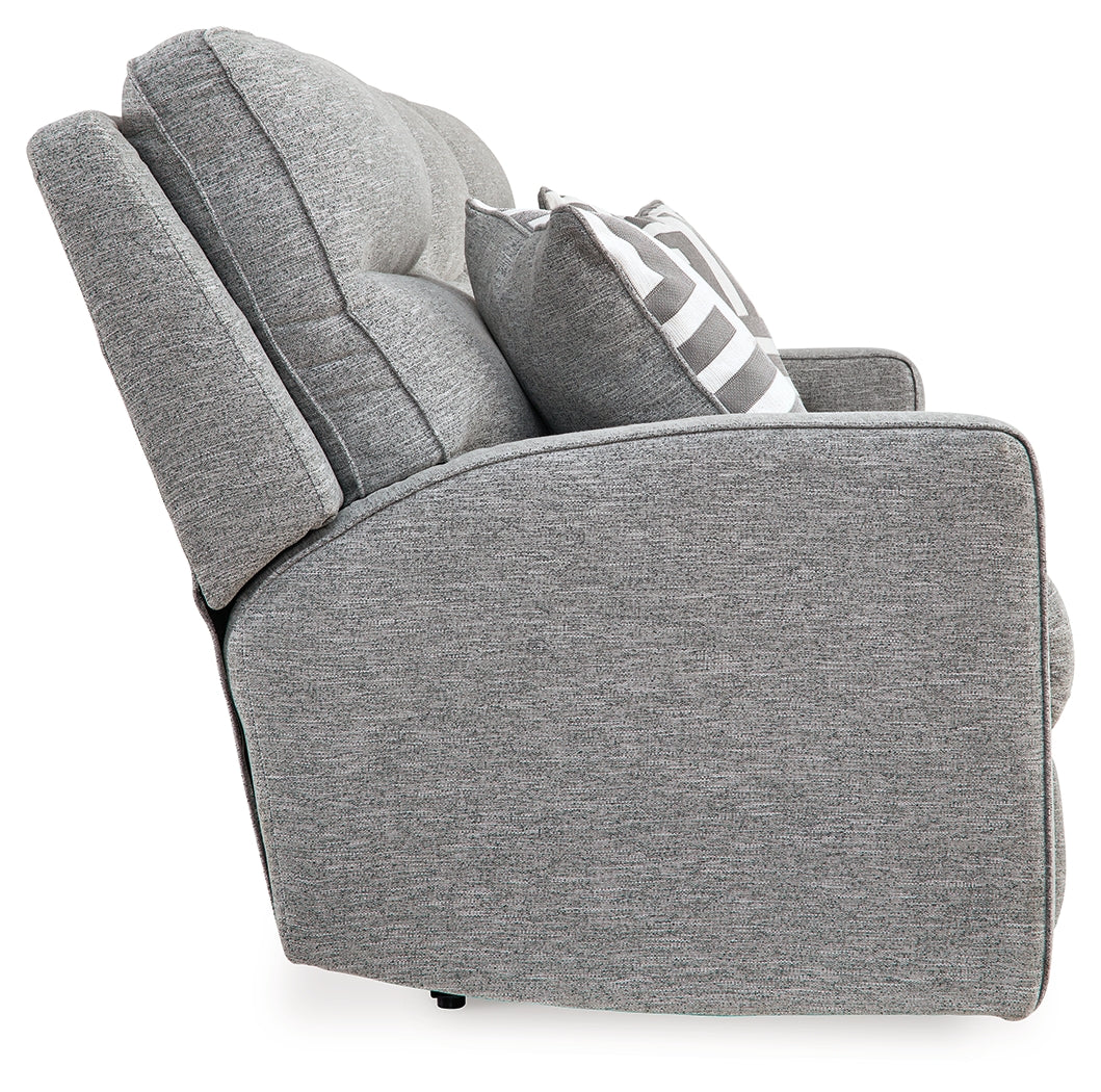 Biscoe loveseat side view