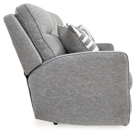 Biscoe loveseat side view