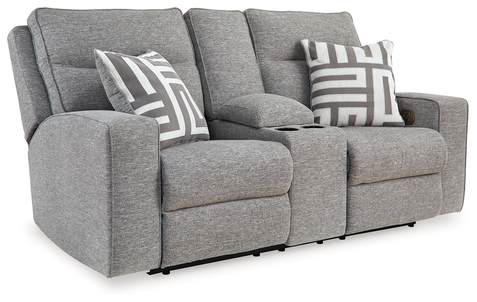 Biscoe sofa reclined position angled view
