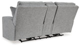 Back view of Biscoe Power Reclining Loveseat