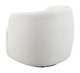 Hudson Upholstered Swivel Chair Natural swivel base detail