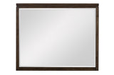 Griggs Dark Brown Panel Bedroom Set bed main view