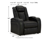 Caveman Midnight Den Sofa, Loveseat and Recliner