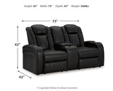 Caveman Midnight Den Sofa, Loveseat and Recliner