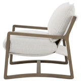 Solid Asian hardwood frame detail on Geneva Chair