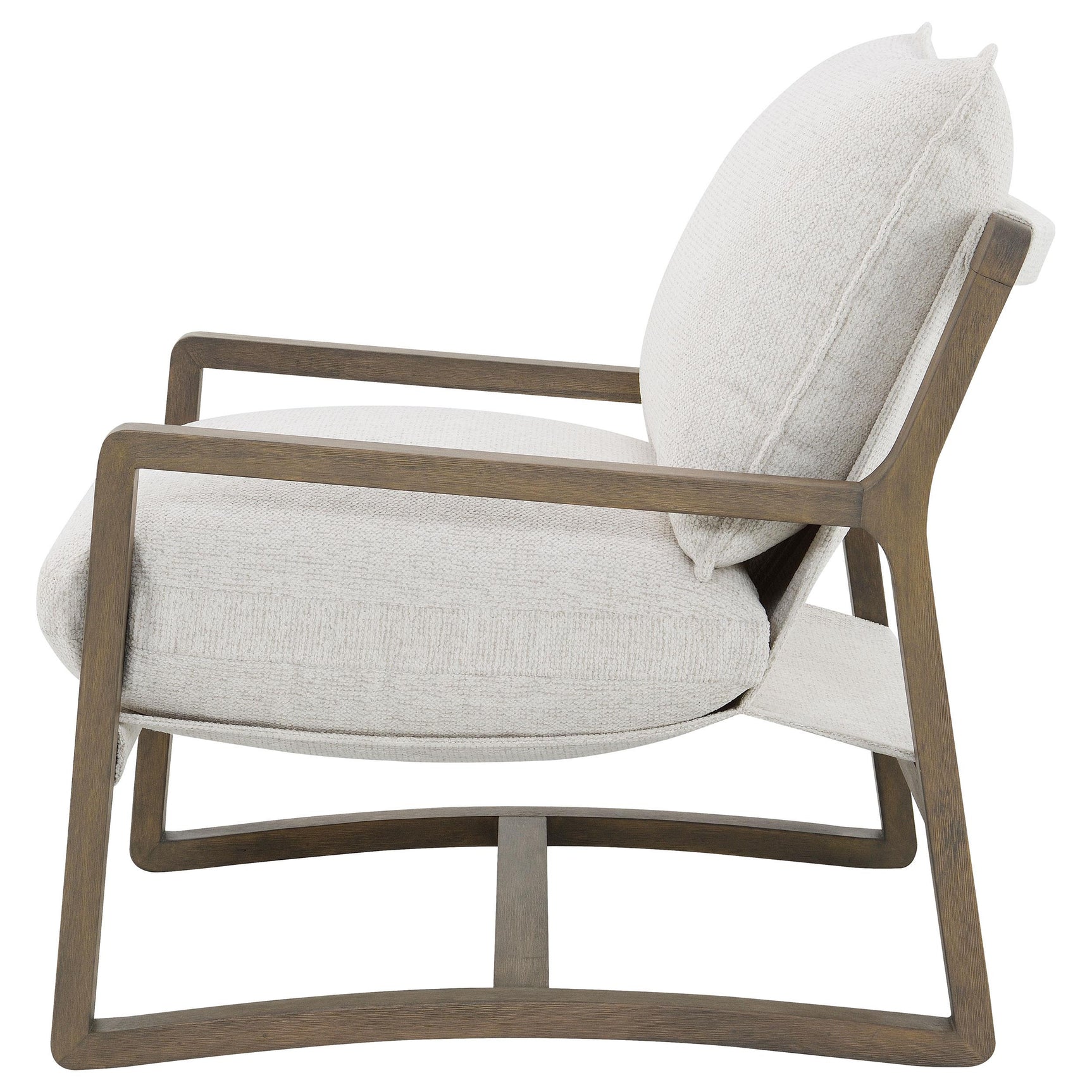 Solid Asian hardwood frame detail on Geneva Chair
