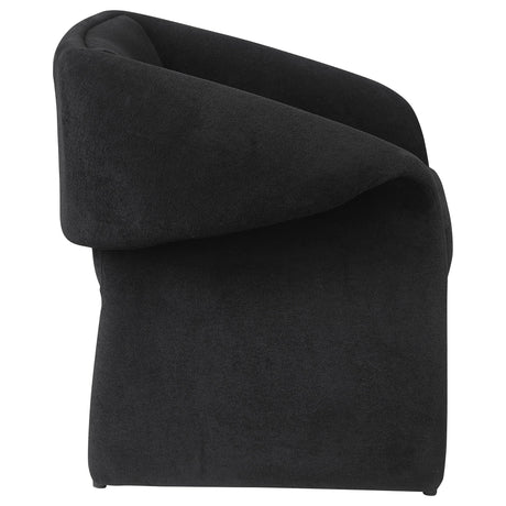 Back view of Ramsey upholstered accent chair