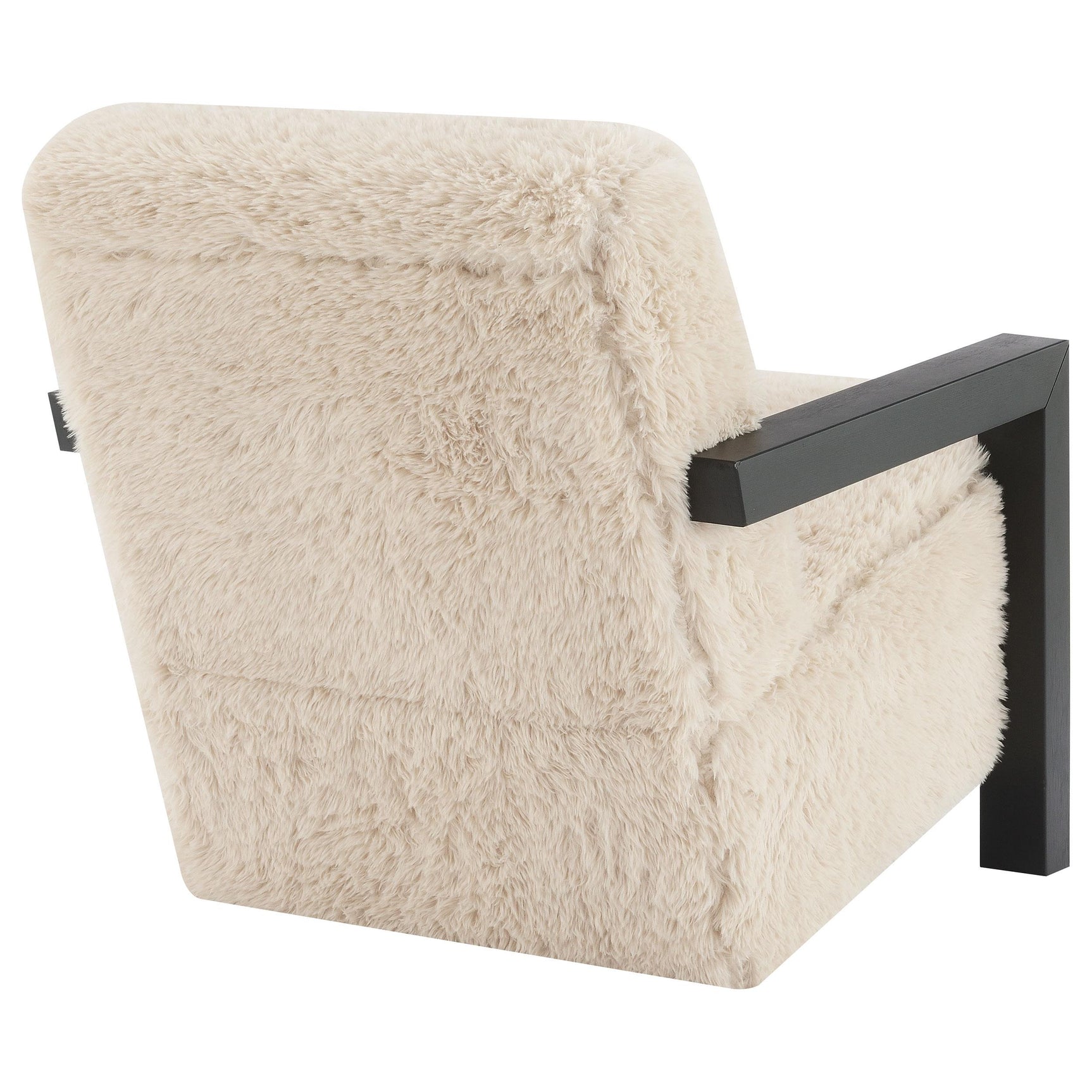 Top view of Fitzroy accent chair seat
