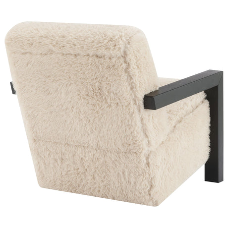 Top view of Fitzroy accent chair seat