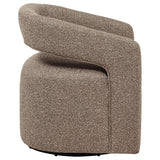 Swivel mechanism under Westhill boucle accent chair