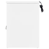 Fabre 1-Drawer Extendable Top Nightstand White High Gloss — product image 5