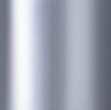 Elfman white and chrome serving cart side angle
