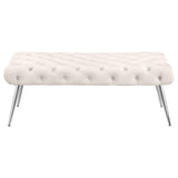 Ella Bench Close-up of Tufted Seat