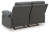 Side-Swipe Reclining Loveseat back view