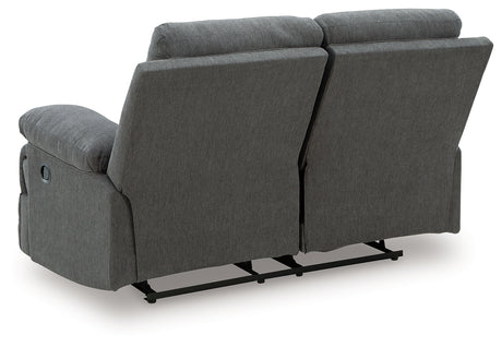 Side-Swipe Reclining Loveseat back view