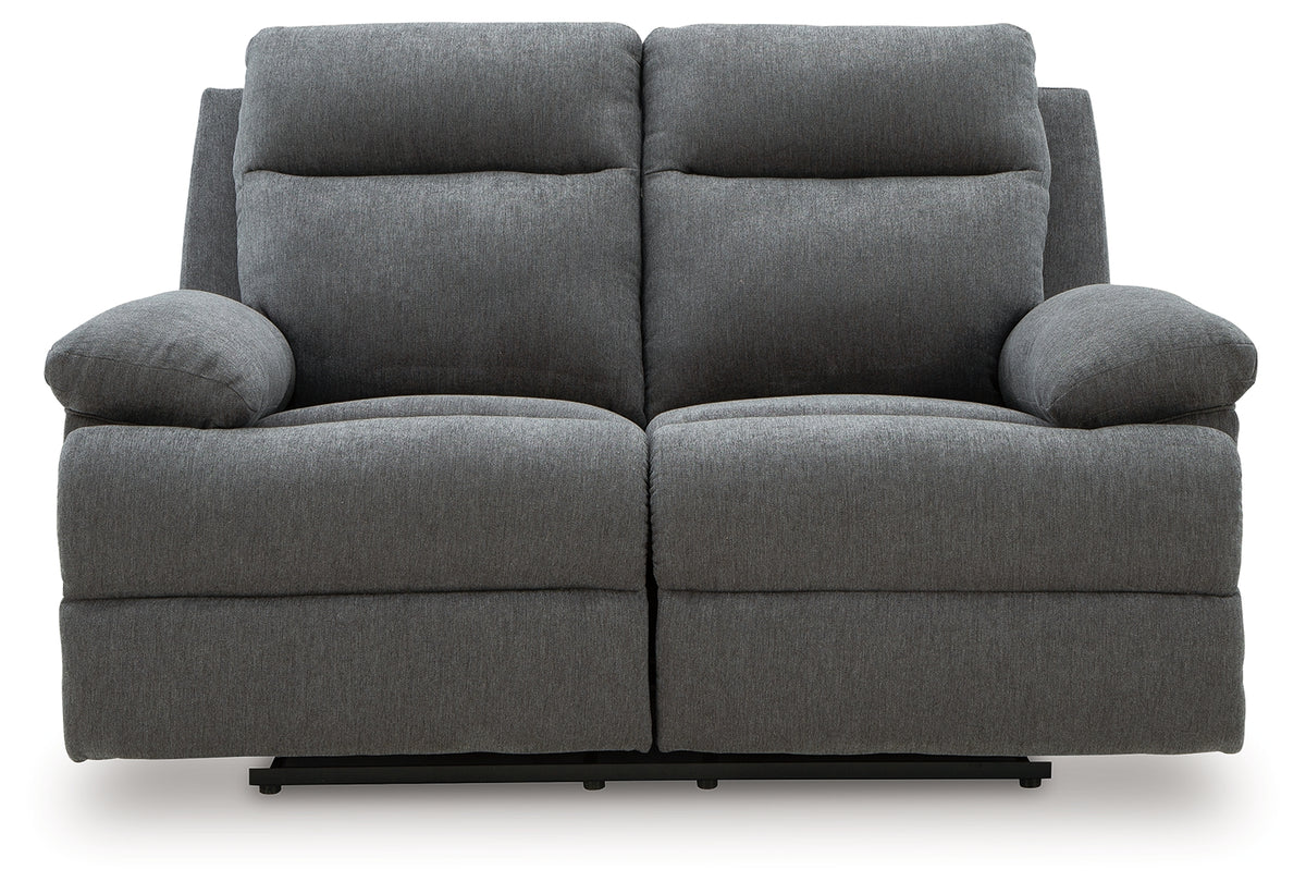 Side-Swipe Reclining Loveseat head-on view