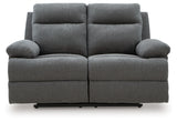 Side-Swipe Reclining Loveseat head-on view