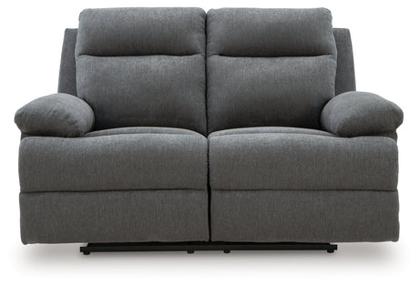 Side-Swipe Reclining Loveseat head-on view